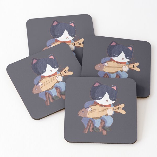 Item preview, Momo the tuxedo cat performs with his fishtar  designed and sold by Petrikovvy.