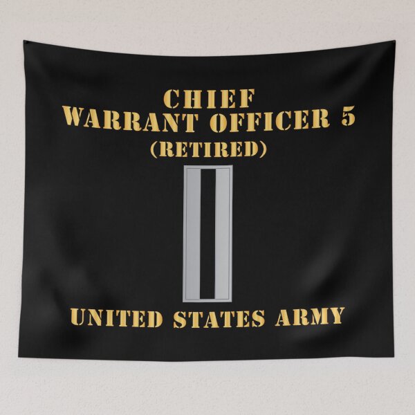 Artikelvorschau, Armee - Chief Warrant Officer 5 - CW05 - Im Ruhestand - Flat - X 300 entworfen und verkauft von Military Insignia Products.