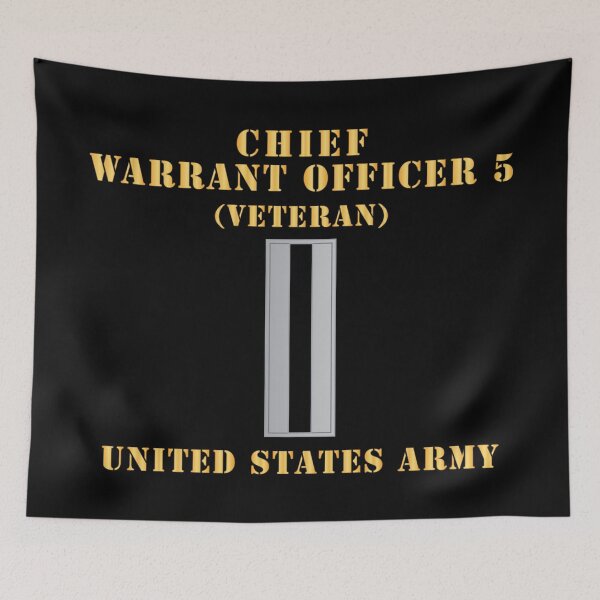 Artikelvorschau, Armee - Chief Warrant Officer 5 - CW05 - Veteran - Flach - X 300 entworfen und verkauft von Military Insignia Products.
