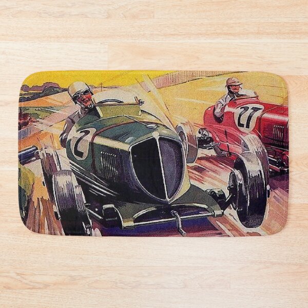 Item preview, Brooklands Vintage 1937 United Kingdom Automobile  Racing Advertising Print designed and sold by posterbobs.