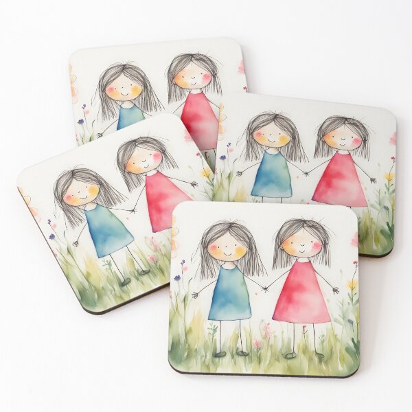Item preview, Two Happy Children designed and sold by CalmnessbyChoice.