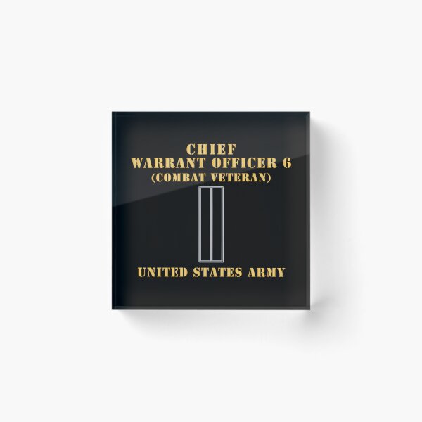 Item preview, Army - Chief Warrant Officer 6 - CW06 - Combat Veteran - Flat - X 300 designed and sold by Military Insignia Products.