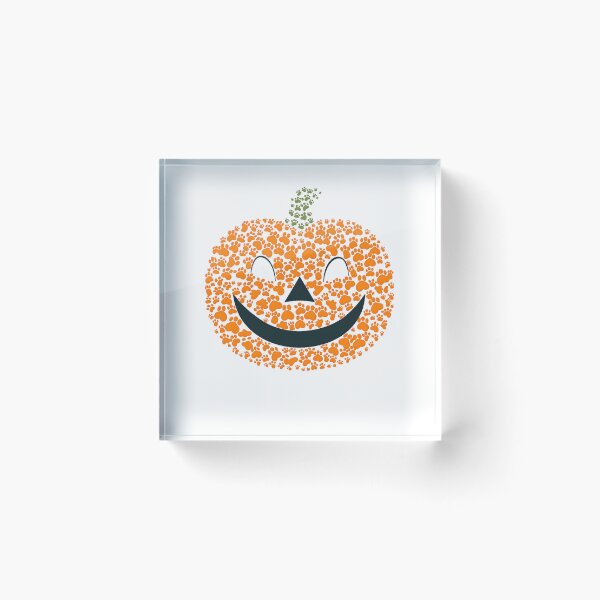 Item preview, Spooky Pumpkin Dog Cat Paw Print Jack O'Lantern Women Kids designed and sold by clothesy7.