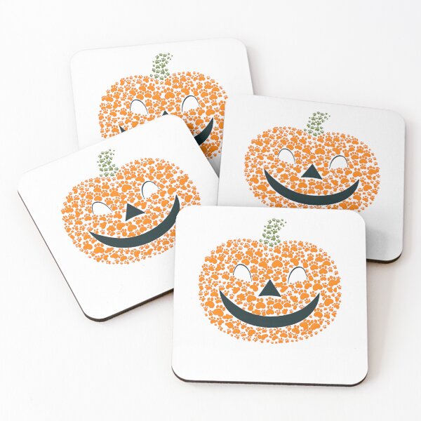 Item preview, Spooky Pumpkin Dog Cat Paw Print Jack O'Lantern Women Kids designed and sold by clothesy7.
