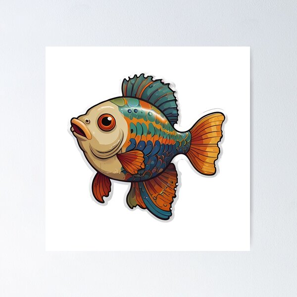 Item preview, Fish Design 6 designed and sold by ESASSHOP.
