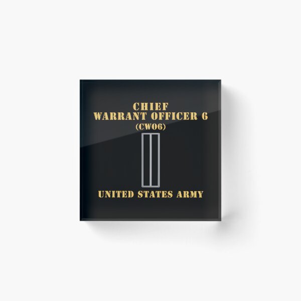 Item preview, Army - Chief Warrant Officer 6 - CW06 - Flat - X 300 designed and sold by Military Insignia Products.