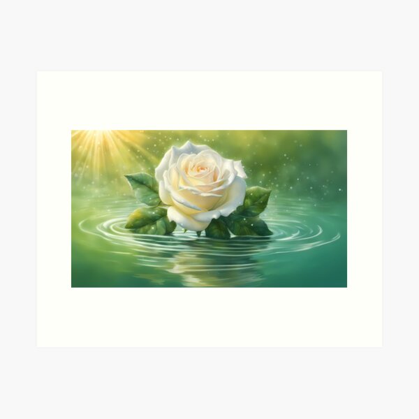 Item preview, Great White Rose designed and sold by BookCovered.