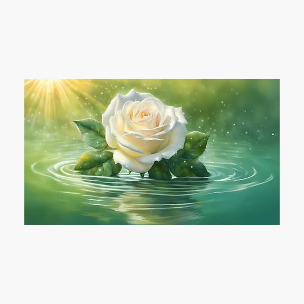 Item preview, Great White Rose designed and sold by BookCovered.
