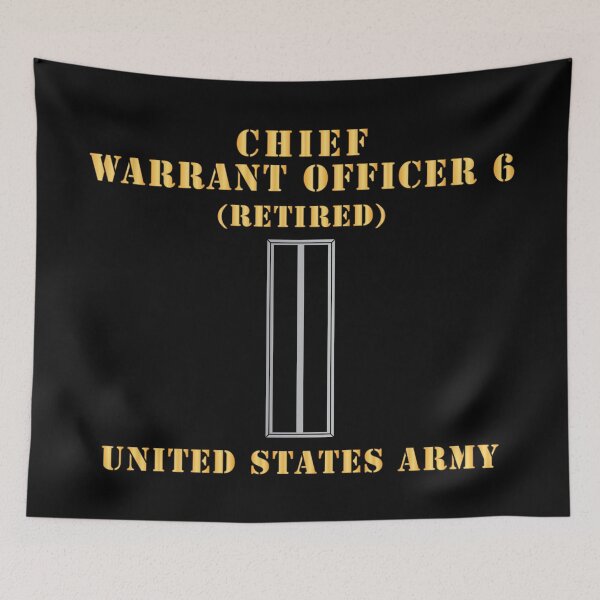 Item preview, Army - Chief Warrant Officer 6 - CW06 - Retired - Flat - X 300 designed and sold by Military Insignia Products.