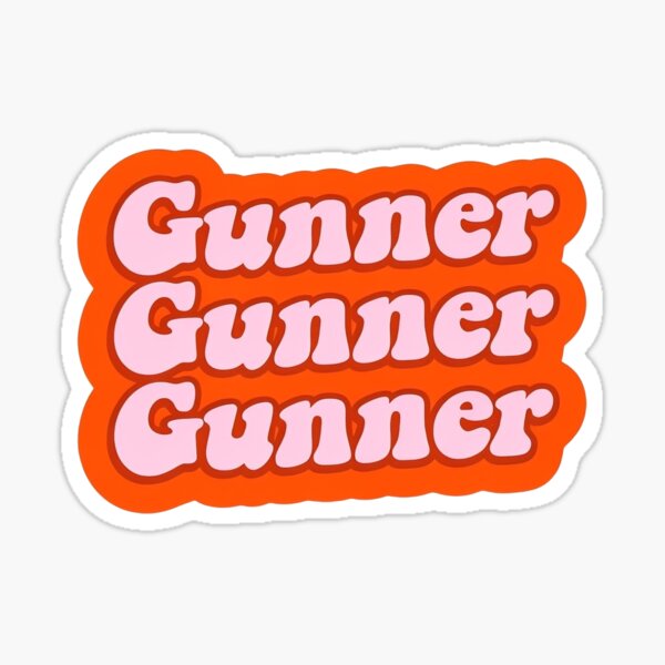 Item preview, Gunner designed and sold by stickers4-days.