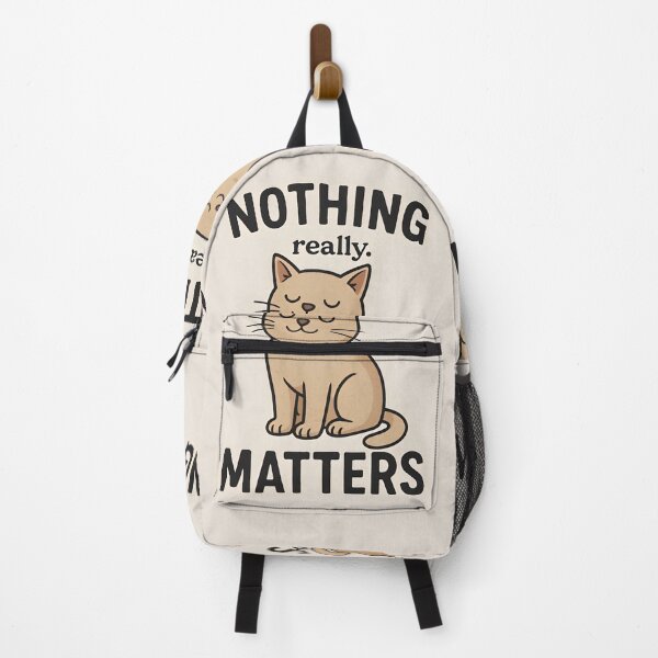 Item preview, Funny Cat Minimalist Quote Illustration designed and sold by Amr Siam.