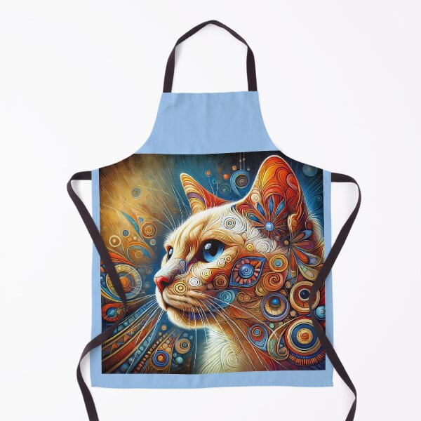 Item preview, Lynx Point Siamese Cat Colorful Profile designed and sold by CattyCornerPOD.