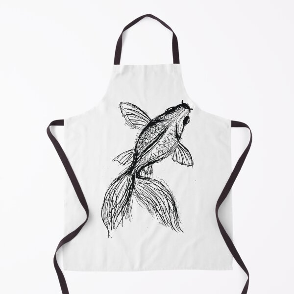 Item preview, Goldfish ballpoint pen drawing designed and sold by byBenci.