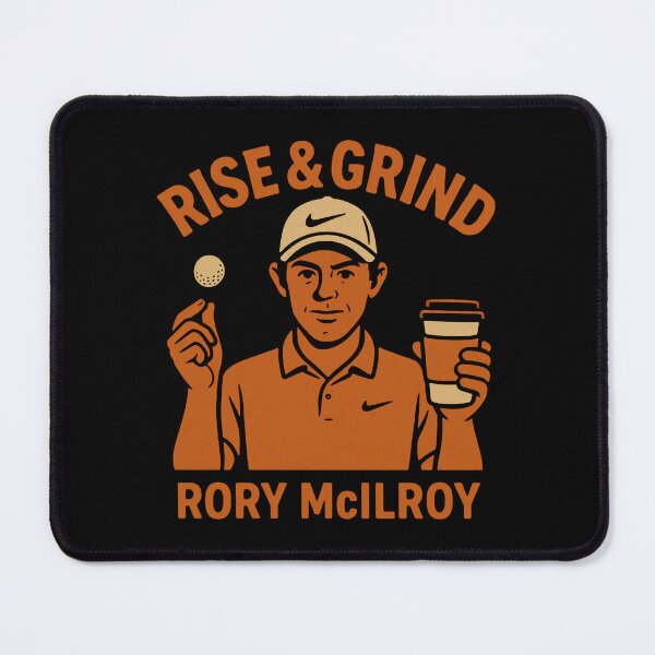 Item preview, Rory McIlroy: Rise & Grind - Early Bird Golfer designed and sold by zzz888.