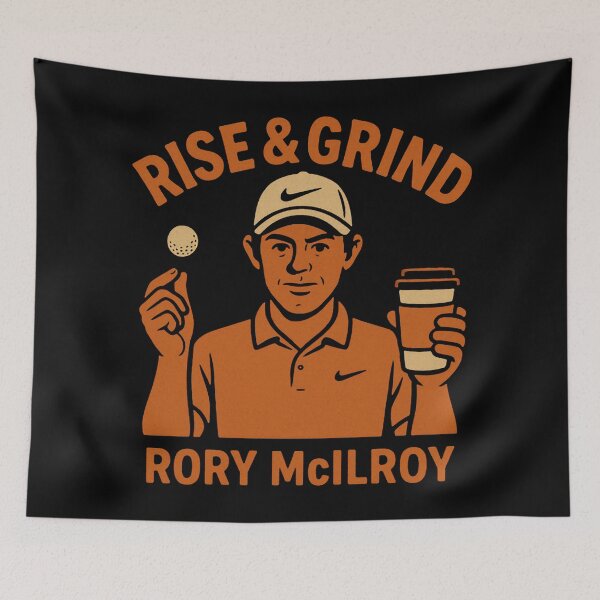Item preview, Rory McIlroy: Rise & Grind - Early Bird Golfer designed and sold by zzz888.