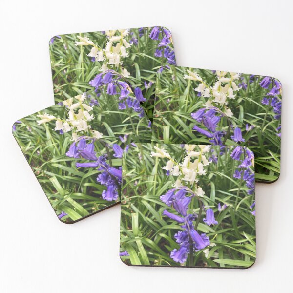 Item preview, Bluebells blue and white flowers in nature designed and sold by Lindsay Marie Patterns.