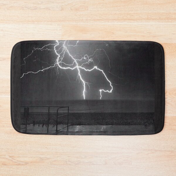 Item preview, Dark skies Lightning Strike over the Sea designed and sold by Fearless-Fox.
