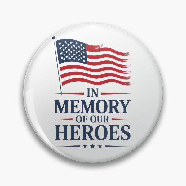 Item preview, In Memory of Our Heroes – Patriotic Memorial Day Design designed and sold by EpicMediaShop.