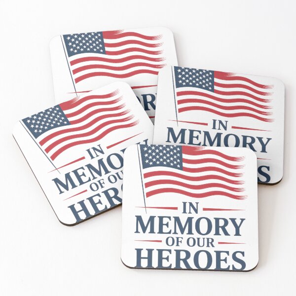 Item preview, In Memory of Our Heroes – Patriotic Memorial Day Design designed and sold by EpicMediaShop.