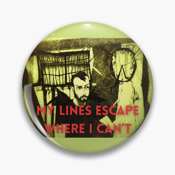 Item preview, My Lines Escape Where I Can’t – Green and Yellow Tones designed and sold by Anomaly Effect.