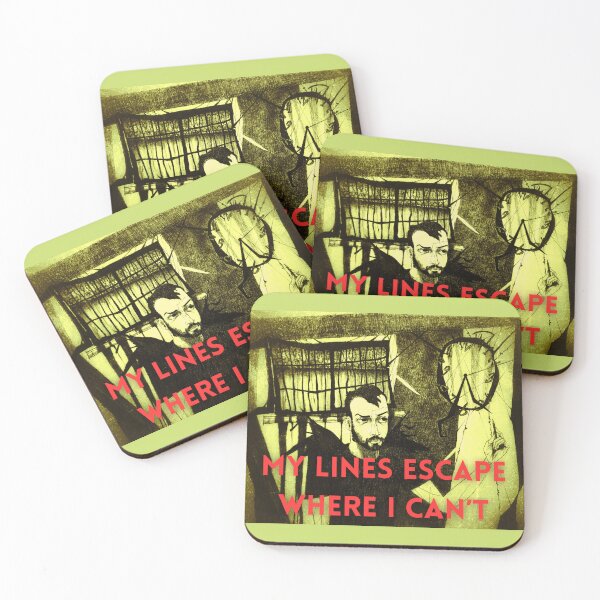 Item preview, My Lines Escape Where I Can’t – Green and Yellow Tones designed and sold by Anomaly Effect.