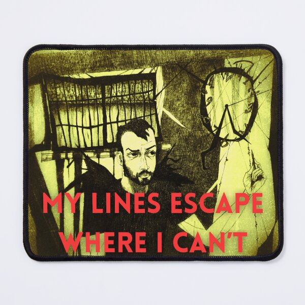 Item preview, My Lines Escape Where I Can’t – Green and Yellow Tones designed and sold by Anomaly Effect.