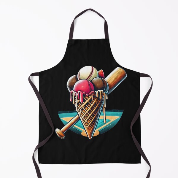 Item preview, Baseball Dripping Ice Cream Drip youth baseball for boys designed and sold by zingbing.