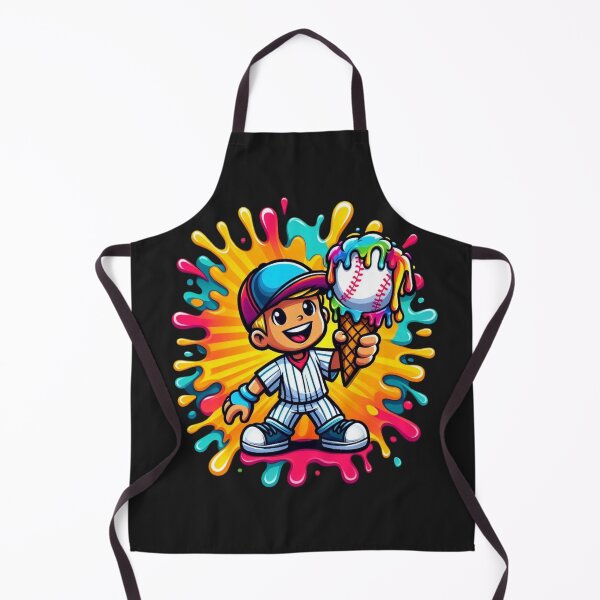 Item preview, Baseball Dripping Ice Cream Drip youth baseball for boys designed and sold by zingbing.