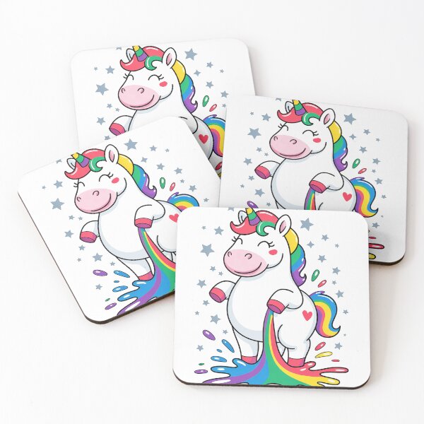 Item preview, Chubby Rainbow Unicorn Splash designed and sold by KageCraft.
