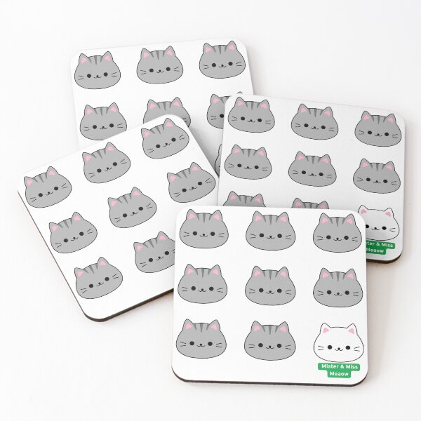 Item preview, Mister & Miss Meaow CAL 1 designed and sold by PURICH.