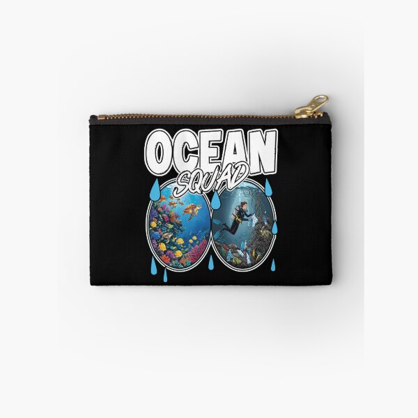 Item preview, OCEAN SQUAD save the ocean cleaning the sea marine life ocean exploration scuba diving  designed and sold by Jt41.