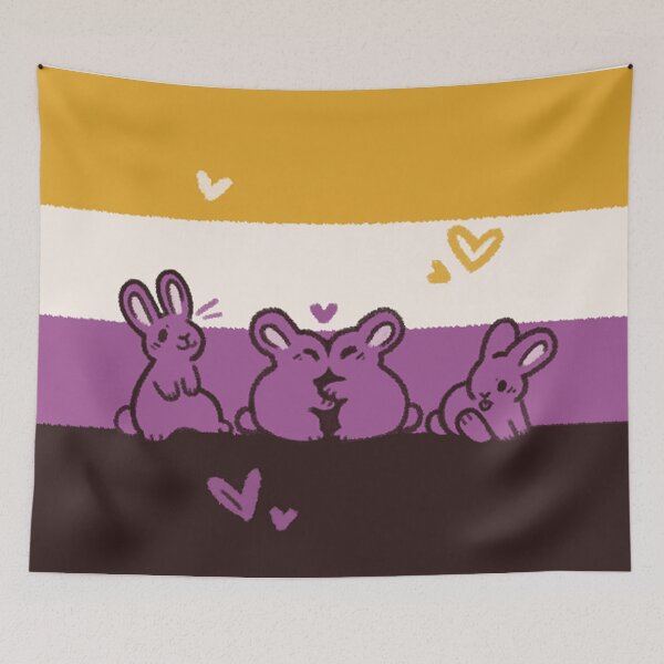 Item preview, Nonbinary Bunny Pride Flag designed and sold by starsleeps.