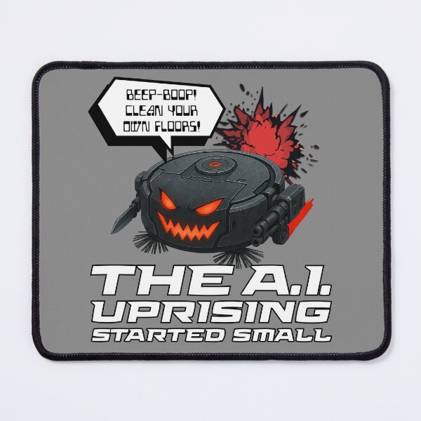 Item preview, Defiant Robot Revolution - Bold AI Uprising Humor designed and sold by 3MillsDesign.