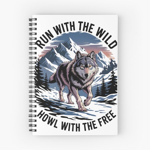 Item preview, Run with the Wild Wolf designed and sold by shirt-x.