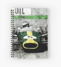 Jim Clark Spiral Notebook