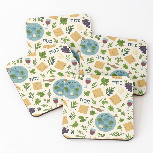Item preview, Playful Passover Seamless Pattern – Jewish Holiday Vibes designed and sold by pangmee.