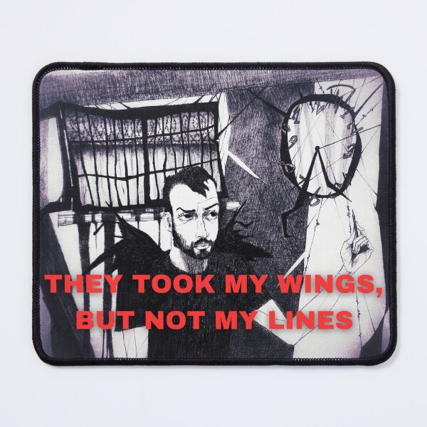 Item preview, They Took My Wings, But Not My Lines – Soft Purple Version designed and sold by Anomaly Effect.