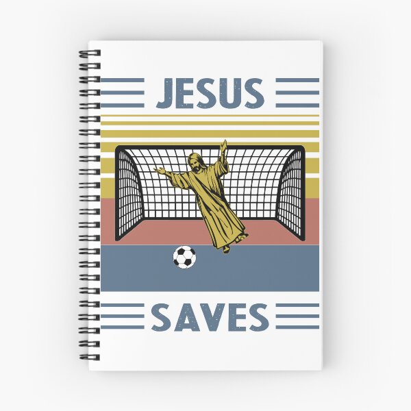 Item preview, Jesus Saves Soccer Goal designed and sold by DarylWelsh2024.
