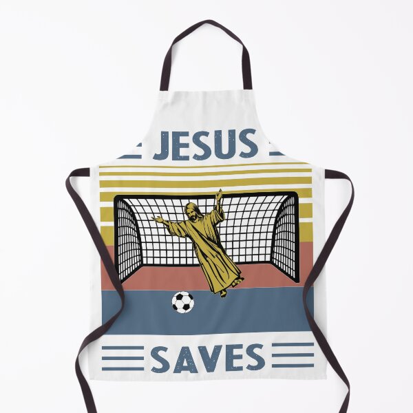 Item preview, Jesus Saves Soccer Goal designed and sold by DarylWelsh2024.