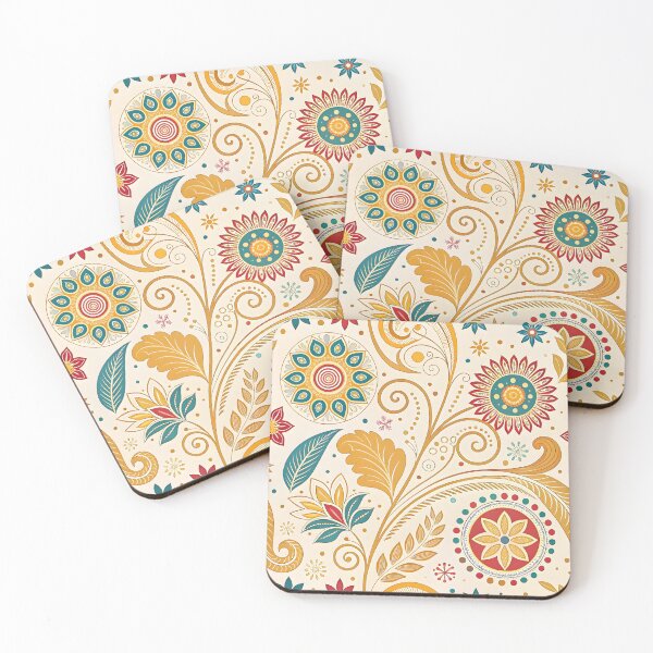 Item preview, Mandala Flowers Pattern designed and sold by trendspatterns.