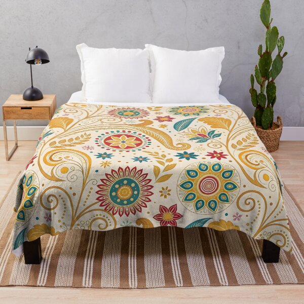 Item preview, Mandala Flowers Pattern designed and sold by trendspatterns.