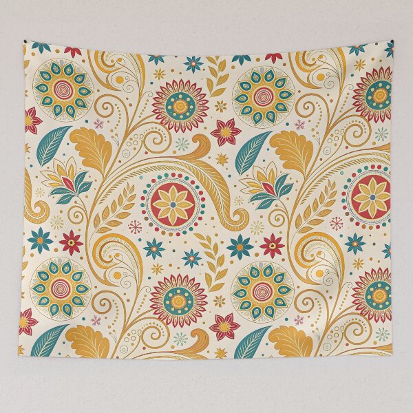 Item preview, Mandala Flowers Pattern designed and sold by trendspatterns.