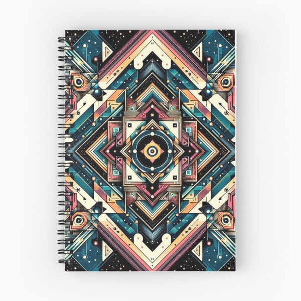 Item preview, colorful geometric decorative pattern designed and sold by Dogandesighn.
