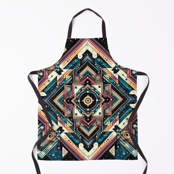 Item preview, colorful geometric decorative pattern designed and sold by Dogandesighn.
