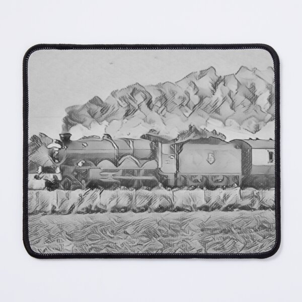 Item preview, Steam Train Dreams In Pen And Ink designed and sold by Fearless-Fox.