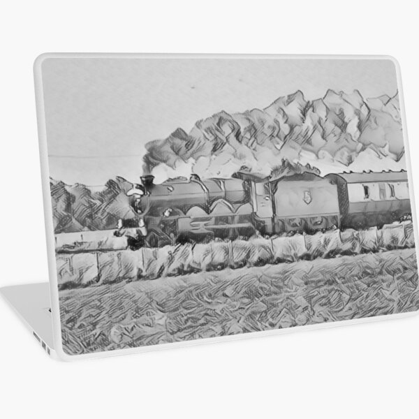 Item preview, Steam Train Dreams In Pen And Ink designed and sold by Fearless-Fox.