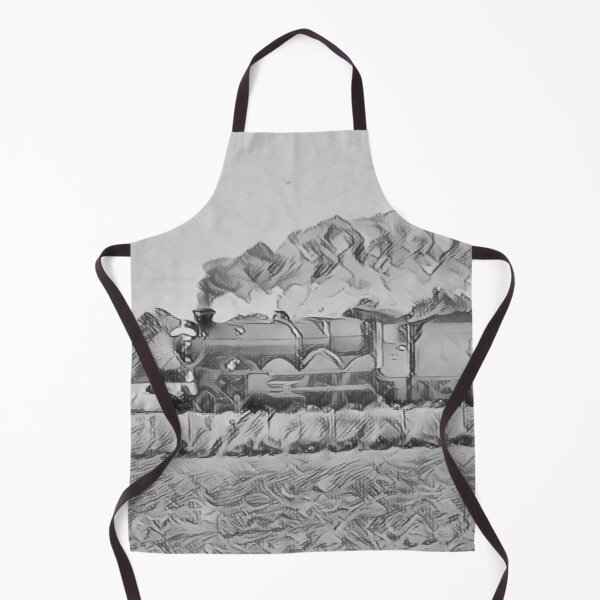 Item preview, Steam Train Dreams In Pen And Ink designed and sold by Fearless-Fox.
