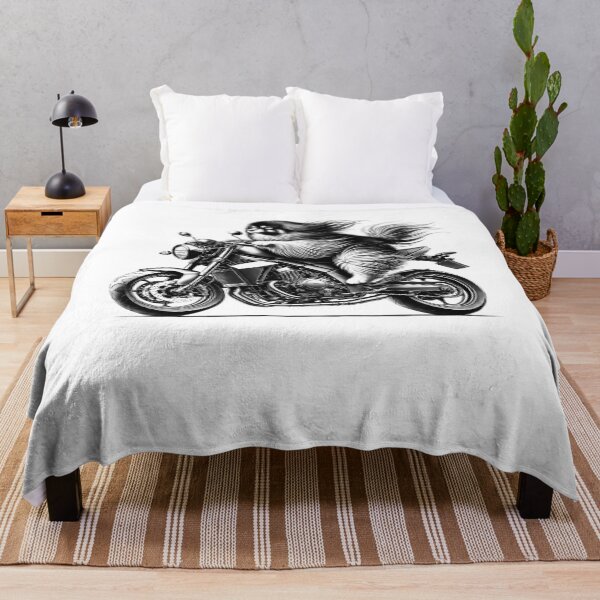 Item preview, Cool Tibetan Spaniel Riding a Motorcycle Biker Dog Lover designed and sold by Kimberley King Art King Art.