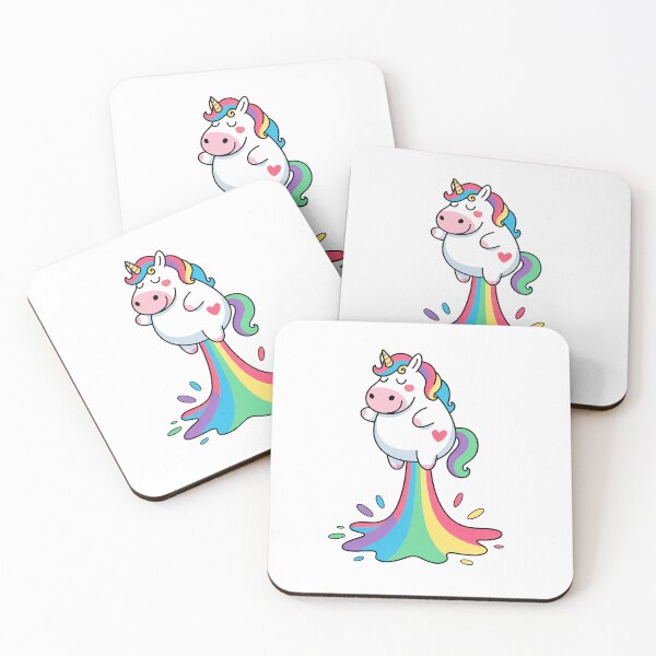 Item preview, Chubby Rainbow Unicorn Fart designed and sold by KageCraft.