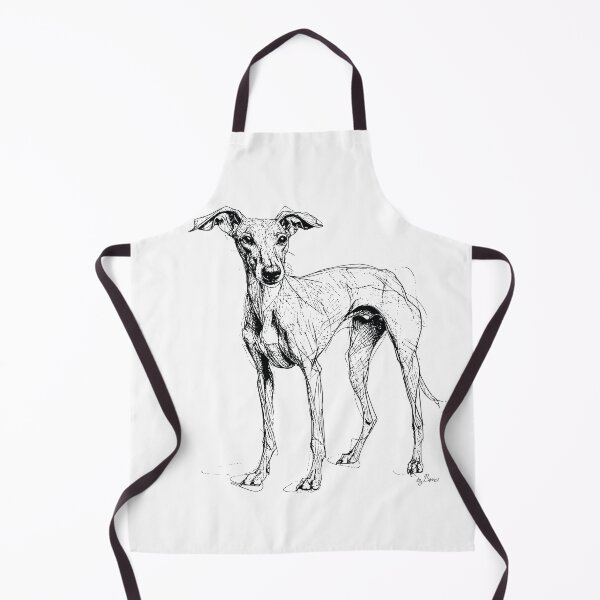 Item preview, Greyhound ballpoint pen drawing designed and sold by byBenci.